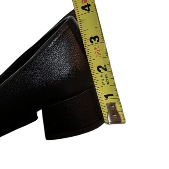 H By HALSTON DejaVu Black Dress Heeled Shoe SZ 7 - Picture 8 of 13